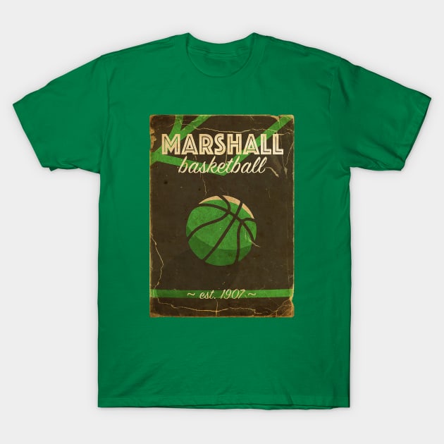 COVER SPORT - MARSHALL BASKETBALL EST 1907 T-Shirt by FALORI